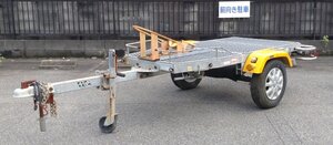 072101N4 サントレックス バイクトレーラー 軽 ユニバーサル T3-1 車検/一時抹消登録済 最大積載量250kg 直接引取り限定（名古屋市守山区)