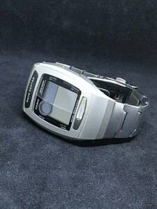 CASIO DATABANK FKT-301 vintage wristwatch カシオ データバンク レトロ　ビンテージ　ウォッチ 腕　時計　シルバー　2507