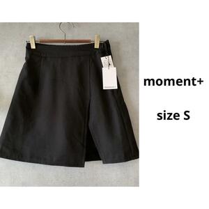 【新品未使用】moment+ ミニスカート 黒 中はパンツ仕様です