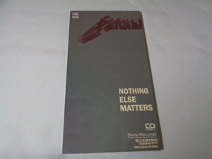 メタリカ「NOTHING ELSE MATTERS」短冊CD