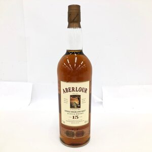 ABERLOUR アベラワー15年ダブルカスクマチュアード シングルモルトウイスキー 1000ml 40％ 未開栓 国外酒【DAAF0016】