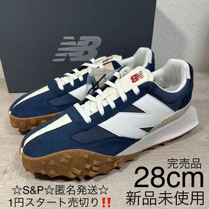 1円スタート売切り 新品未使用 ニューバランス スニーカー 28cm NEW BALANCE XC-72 ネイビー 白 スエード ナイロン 靴 完売品 996 574