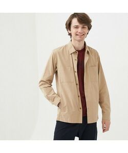 【AIGLE エーグル】長袖ワークシャツM 「撥水 アウターシャツ」 シャツジャケット 撥水加工採用の高性能ボディ 人気アイテム