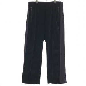 【中古】NEEDLES　21AW　Narrow Track Pant ベロア サイズM ブラック ニードルス[240017599469]