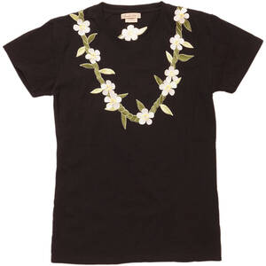 ISLAND CREW HAWAII 刺繍 Tシャツ L　アイランドクルー ハワイ Tee