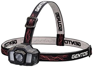 GENTOS(ジェントス) LED ヘッドライト 小型 充電式(専用充電池) 200ルーメン 防水 GD-200R 登山