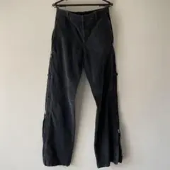 VERSACE sidezip flare cargo pants size50