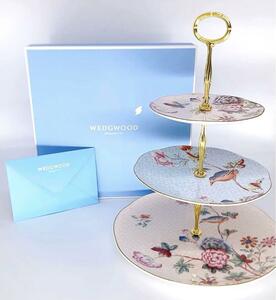 激レア WEDGWOOD Cuckoo カッコー ケーキスタンド 3段