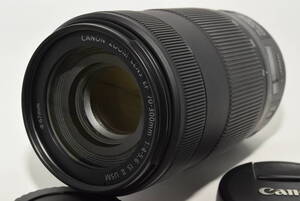 【極上品】 Canon 望遠ズームレンズ EFレンズ EF70-300mm F4-5.6 IS II USMフルサイズ対応 EF70-300IS2U　＃7889