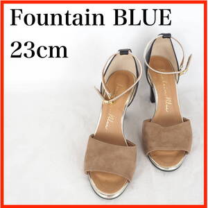 MK9059*Fountain BLUE*ファウンテンブルー*レディースサンダル*22.5cm*茶系