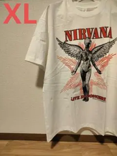 人気　ニルヴァーナTシャツ　ホワイト　XXL