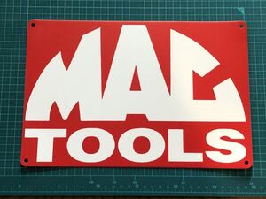 DL1B-ブリキ看板】MAC TOOLS マックツールス 工具 仕事場、自分の部屋や秘密基地の壁にいかがでしょうか