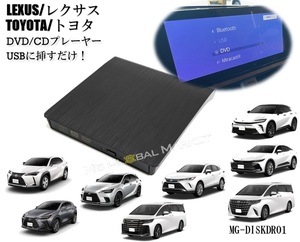 DVD/CDプレイヤー 純正ディスプレイオーディオ用　レクサストヨタ 車載用 TOYOTA LEXUS　アルファード ハリアー クラウン等