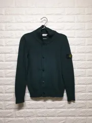 【雷市場（ポンジャン）商品韓国直送】 90 STONE ISLAND(ストーンアイランド) キッズ ワッペン ウールジップ カーディガン