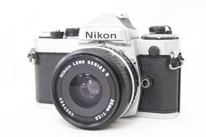 【返品保証】 ニコン Nikon FE Series E 35mm F2.5 ボディレンズセット v9280