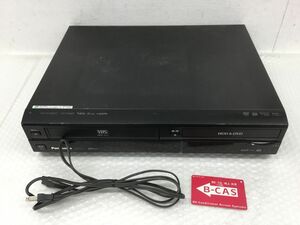 D869-120【通電動作確認済み】Panasonic パナソニック HDD搭載VHS一体型ハイビジョンDVDレコーダー DMR-XP25V 2009年製/B-CAS付きt