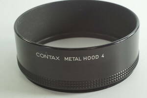 影AG【並品 送料無料】86mm CONTAX METAL HOOD 4 コンタックス フード リング