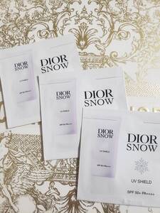 新品★Dior ディオール スノー UVシールド 50+＜日焼け止め乳液＞★サンプル3個