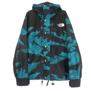 ザノースフェイス THE NORTH FACE 22AW RETRO MOUNTAIN JACKET マウンテンパーカー L ブラック/グリーン 黒/緑 メンズ