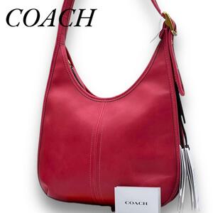 新品タグ付COACH コーチ エルゴ ピンク ワンショルダーバッグ