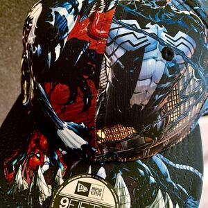 欧州限定 Marvel Venom New Era 9FIFTY 950 マーベル ヤフオク出品中 ヴェノム ベノム カーネイジ ニューエラ スパイダーマン プリント