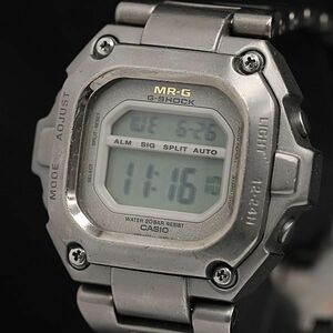 1円 稼働 良品 カシオ QZ Gショック MR-G MRG-110T デジタル文字盤 スクエア メンズ腕時計 TCY 0000100 6NBG2