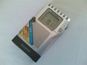 SONY 　FMステレオAMポケットラジオ SRF-R400 日本製 　★受信OK！難あり　ジャンク