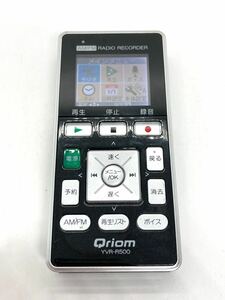 YAMAZEN 山善 Qriom YVR-R500 ICレコーダー ボイスレコーダー キュリオム FM AM ラジオ a9i9cy27