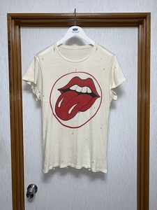 S MADE WORN ROLLING STONES ダメージ Tシャツ キムタク ローリングストーンズ