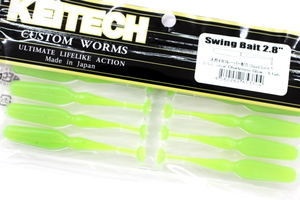 ★KEITECH ケイテック Swing Bait スイングベイト 2.8 #026 Clear Chartreuse Glow★