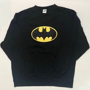 h154 90 年代 BATMAN スウェット XL ブラック バットマン SWEAT BLACK 90s vintage ヴィンテージ ビンテージ Warner Bros studio store