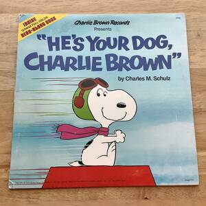 Vintage Vinyl Record - He’s Your Dog, Charlie Brown 1978 チャーリー・ブラウン スヌーピー Snoopy Charles M. Schulz Vince Guaraldi