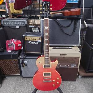 ★中古★Bacchus Craft Series BLS-59FM GRN-GRD★バッカス★レスポールモデル★