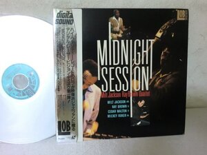 (UE)【何点でも同送料 LD/レーザーディスク】帯付/MILT JACKSON・RAY BROWN / MIDNIGHT SESSION/ミルト・ジャクソン