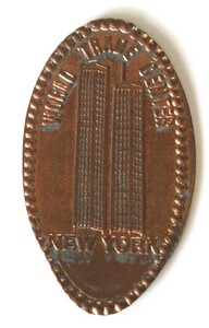 NEW YORK　WORLD TRADE CENTER　ニューヨーク　ワールド トレード センター　 銅　メダル