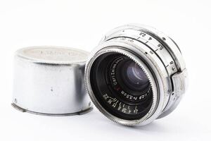 【激レア リアキャップ付き】 ZEISS JENA　ビオゴン biogon T 35mm f2.8 外爪タイプ コンタックス カメラ ＃9380