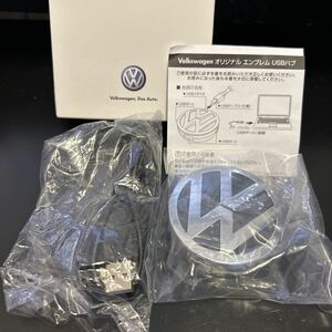 箱付き未使用★Volkswagen オリジナル エンブレム USBハブ　フォルクスワーゲン　純正　ノベルティ★非売品