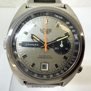 E837-K41-1335◎ HEUER ホイヤー CARRERA カレラ 1553 デイト クロノグラフ デイト メンズ 腕時計 自動巻き 稼働