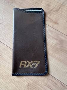 2 当時物 RX7 メガネケース 新品 サバンナ RX-7 ロータリー 12A 13B ダンドラ 110 SSR PCD