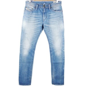 ■DIESEL ディーゼル / THAVAR - SLIM SKINNY 0833V / メンズ / インディゴ USED加工 ストレッチ スリムスキニー デニムパンツ W31 L32