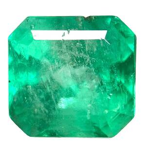 ☆天然エメラルド0.813ct☆U約5.6×5.3mm ルース 裸石 宝石 ジュエリー ベリル jewelry beryl emerald BD1/BD1