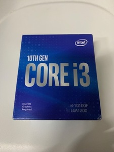 送料無料　◎　INTEL CORE i3 10TH GEN 10100F（中古）◎　箱　◎　CPUファン（未使用）　◎　取説付き　