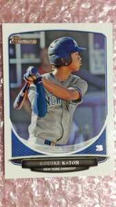 送料込即決 2013 Bowman Draft Picks & Prospects Draft Picks BDPP37 Gosuke Katoh 加藤豪将 日本ハムファイターズ