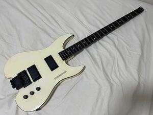 Steinberger XM-2 White / スタインバーガー ヘッドレス エレキベース EMG 1991年製 ジャンク品