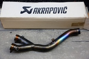 AKRAPOVIC Yamaha 2015-25 YZF-R1/M オプショナルリンクパイプチタン 国内正規品 4000キロ程使用の極上美品！ アクラポビッチ プロト