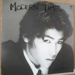 LP(特価、カラーレーベル)吉川晃司/MODERN TIME【同梱可能6枚まで】