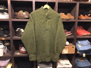 UNKNOWN WOOL MILITARY SWEATER SIZE L ミリタリー ウール ニット セーター ヨーロッパ ユーロ