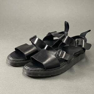 ♪3f15 大きいサイズ Dr.MARTENS ドクターマーチン GRYPHON STRAP SANDALS レザーサンダル ベルトストラップ UK10 29cm メンズ シューズ