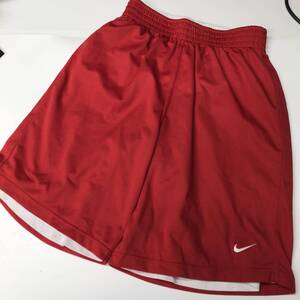 ナイキ NIKE FIT リバーシブル バスケパンツ ホワイト レッド メンズLサイズ 137678