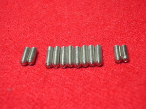 ▽PSCW ()★サドル用イモネジ ブリッジ用5セット ステンレス 8mm20本＋10mm40本 M3 計60本 GBG $B03